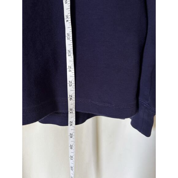 Lacoste Quarter Zip Sweatshirt 6 Mens XL Navy Blue - Picture 9 of 11